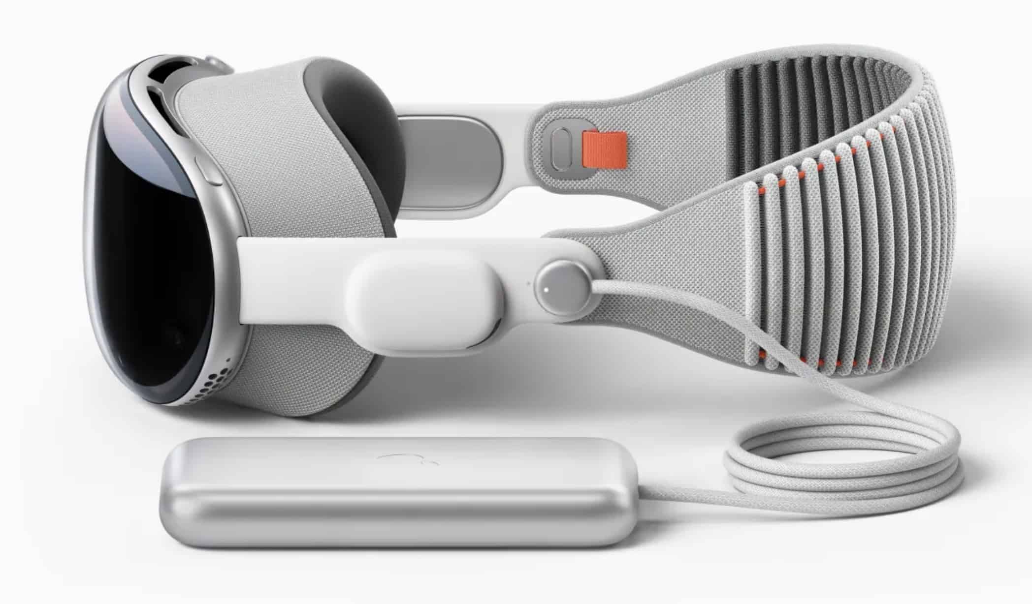 Apple AR VR headset components.