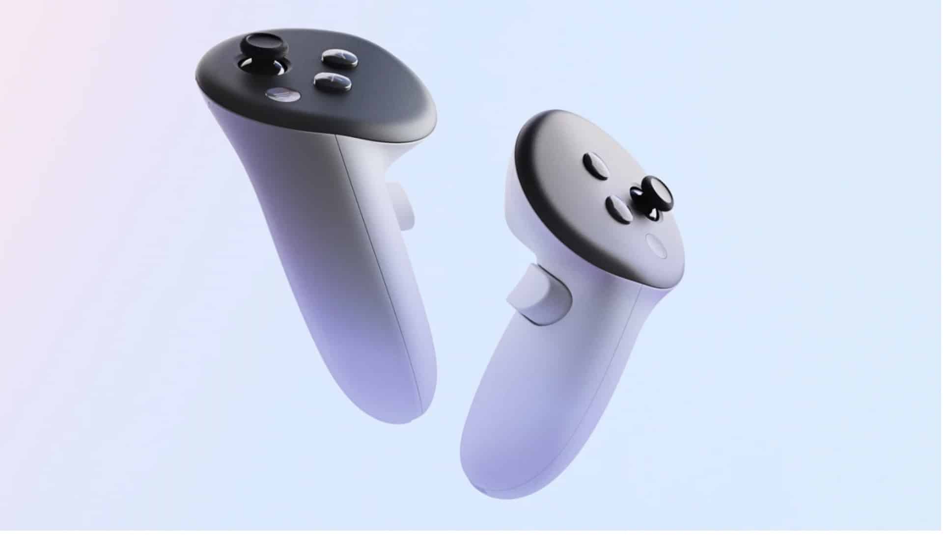 The new Meta Touch Plus Controllers will feel like an extension of your hands. 