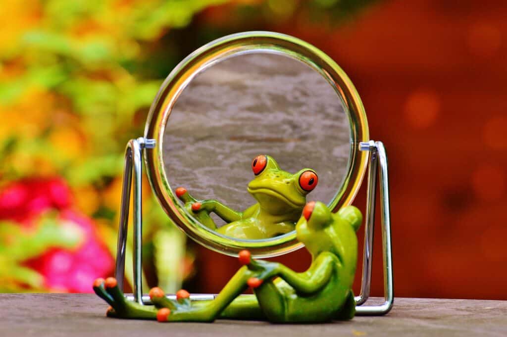AI frog image.